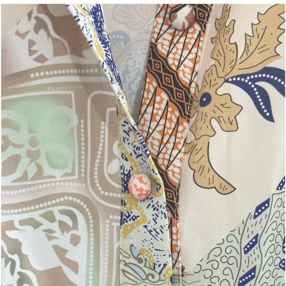 Printed Long Sleeve Baby Doll Brunch
Dress with belt size small - Picture 10 of 12